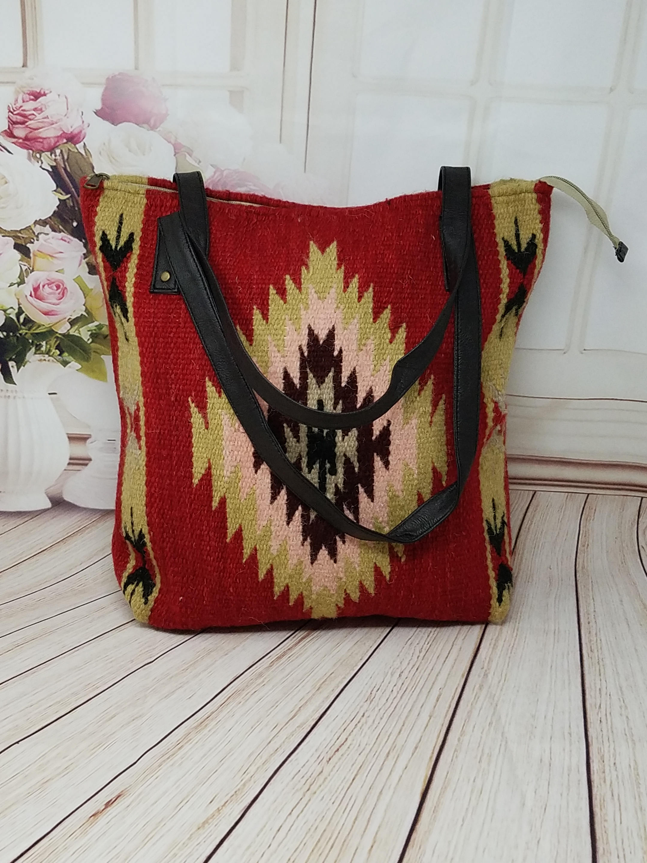 Multicolor Woven Kilim Bag Selected by Animal Vintage | Free People