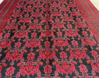 70% off Handmade Tribal Afghan wool rug - 7x9 Traditional rug - Bedroom rug - Living room rug