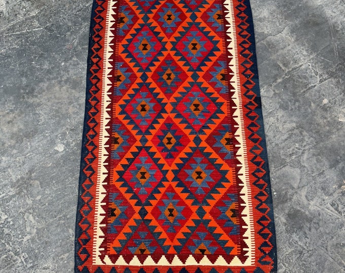 HandmadeTribal Afghan Kilim rug