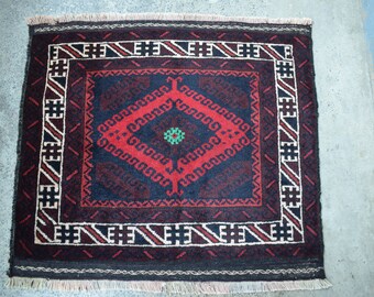 70% off 2 x 2.4 Afghan handmade Tribal Baluch BagFace Rug - Kids room rug - Kitchen rug - veg dye rug