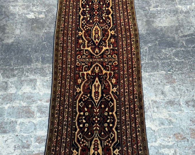 70% off 2'10 x 12'0 Vintage fine Hand knotted AliKhoja Wool runner rug