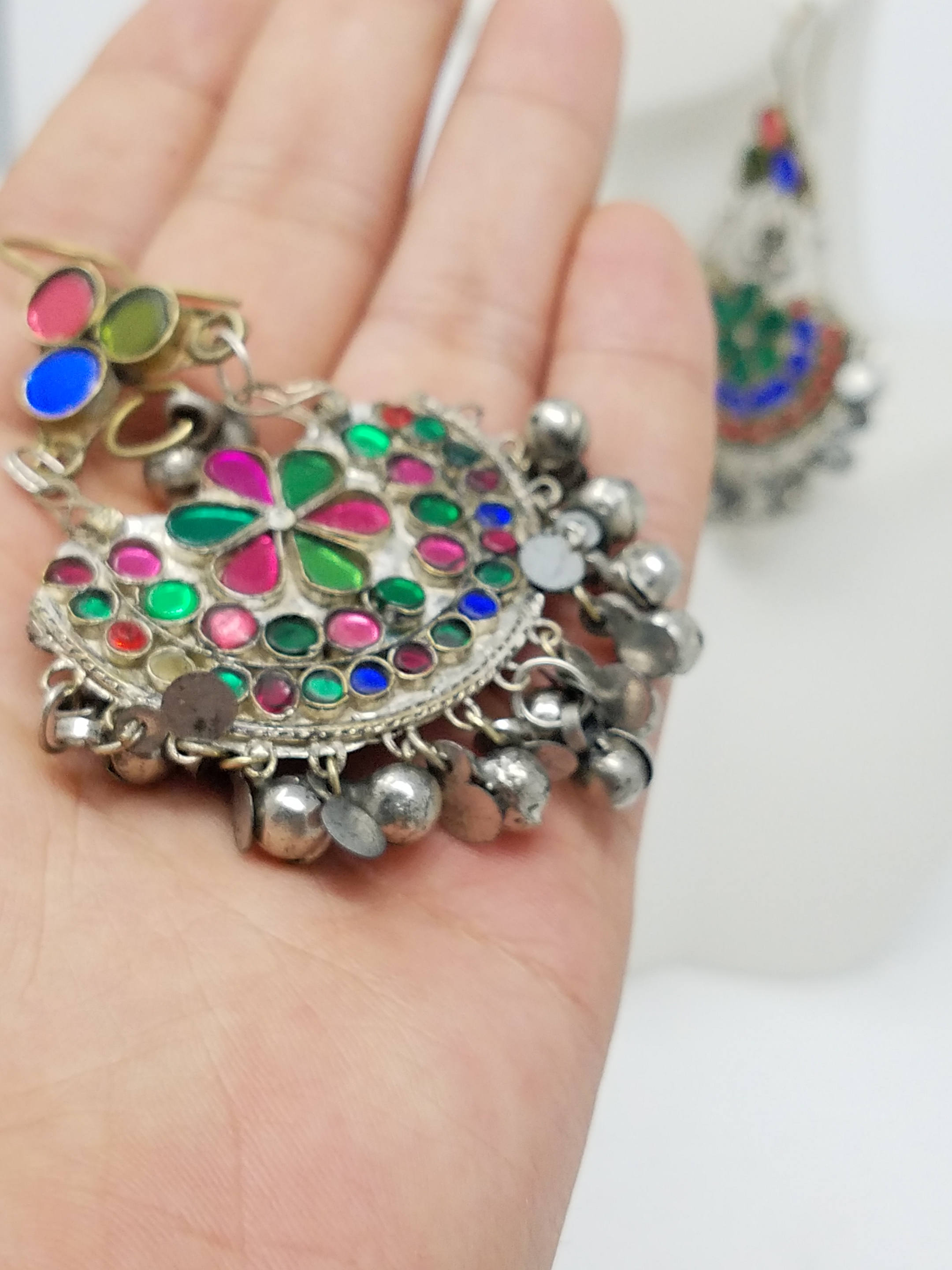 Free Shipping Beautiful vintage Afghan kuchi Traditional earrings