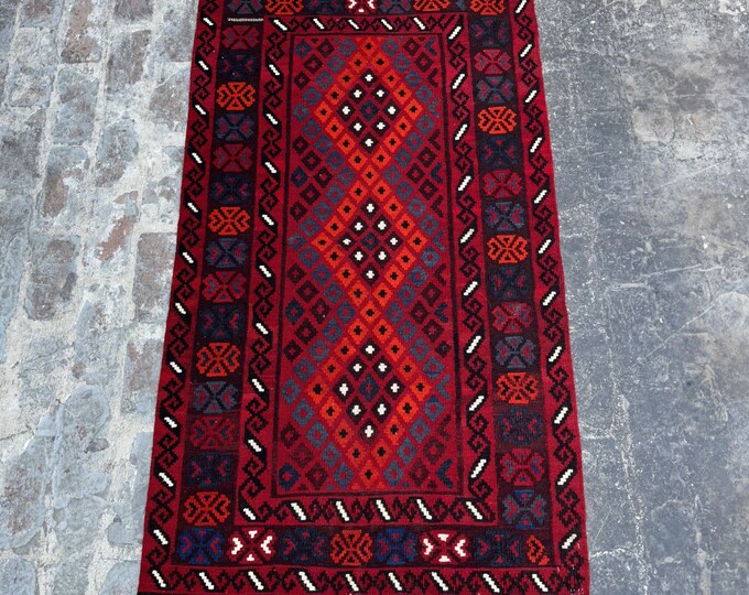 Handmade Afghan kilim Rug | Tribal Wool Tribal rug Kilim