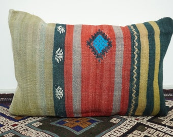 70% off 16'x24' Lumbar Pillow Cover - Turkish Pillow case - 40x60 Pillow - Vintage Boho pillow - Throw pillow case