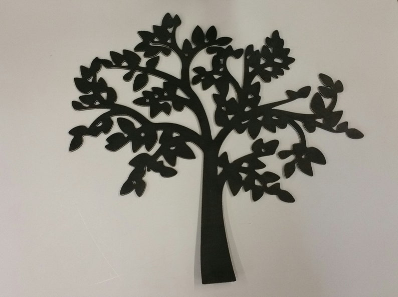 Family Tree Metal Art Wall Decor Home With Trees Hanging Accent
