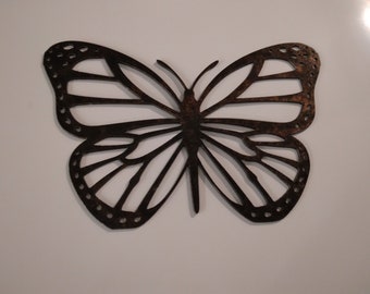 butterfly, butterfly décor, butterfly art. butterfly metal art, garden art