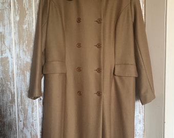 Vintage dubbelknäppt kappa, Vintage ullkappa för damer, Vintage damkappa, Roman Originals-kappa