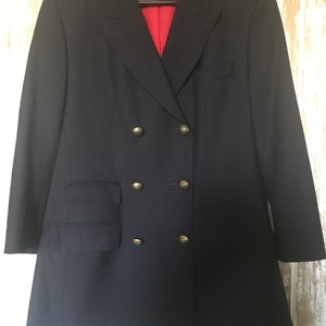 Vintage Daks Simpson Navy Double Breasted Jacket