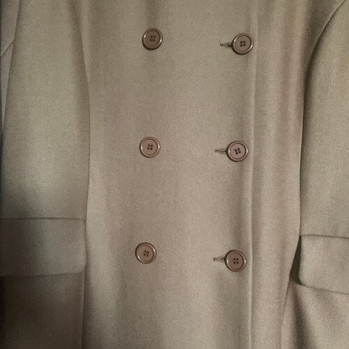 Shops Vintage Double Breasted Coat, Vintage Ladies Wool Coat, Vintage Ladies Coat