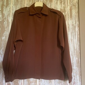 Vintage Bronze Colour Blouse, Shirt