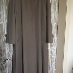 Vintage Gaberdine Coat, Vintage Ladies Coat