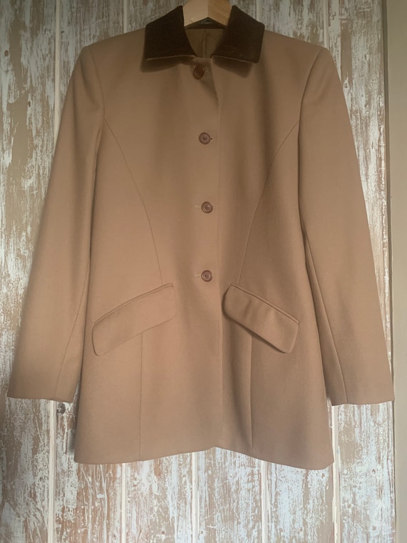 Vintage Daks London Camel Wool Jacket, Daks Signa… - image 1