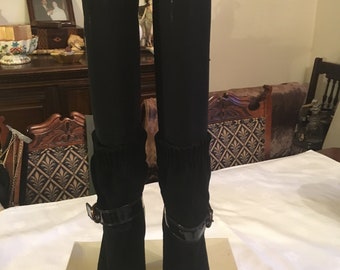 patent leather work boots