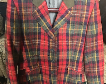 Chaqueta vintage Daks London Tartan