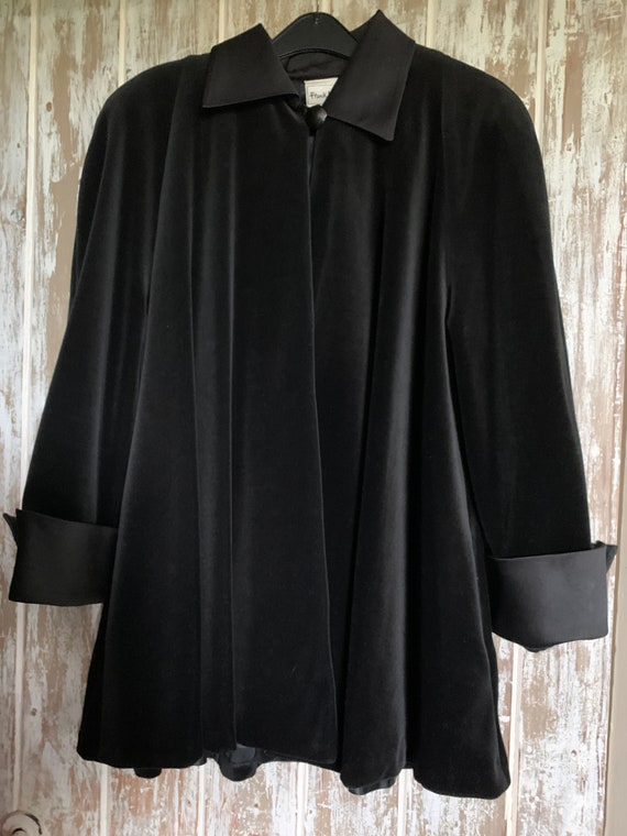 Vintage Frank Usher Velvet Evening Jacket