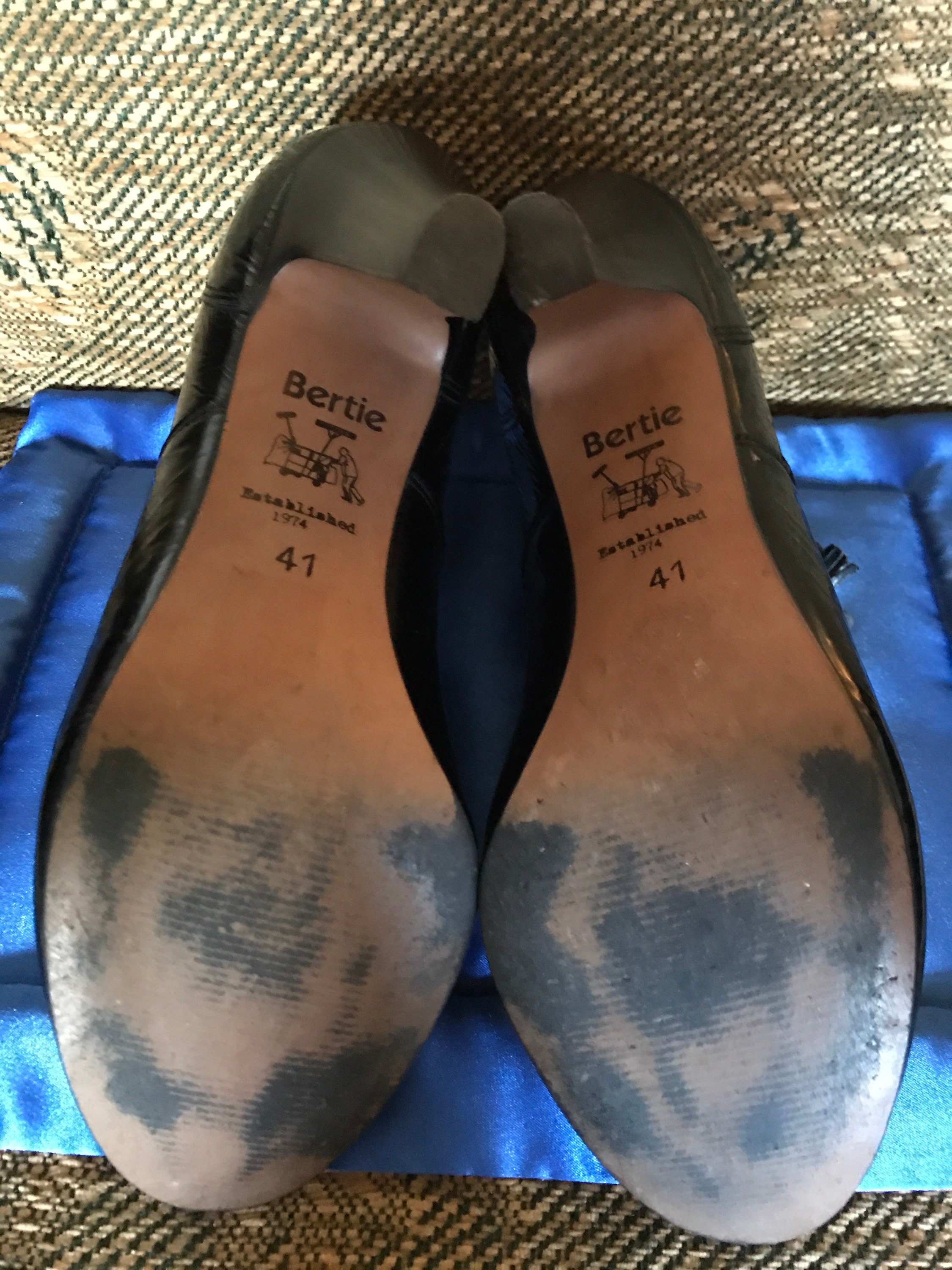 Bertie black hotsell brogues