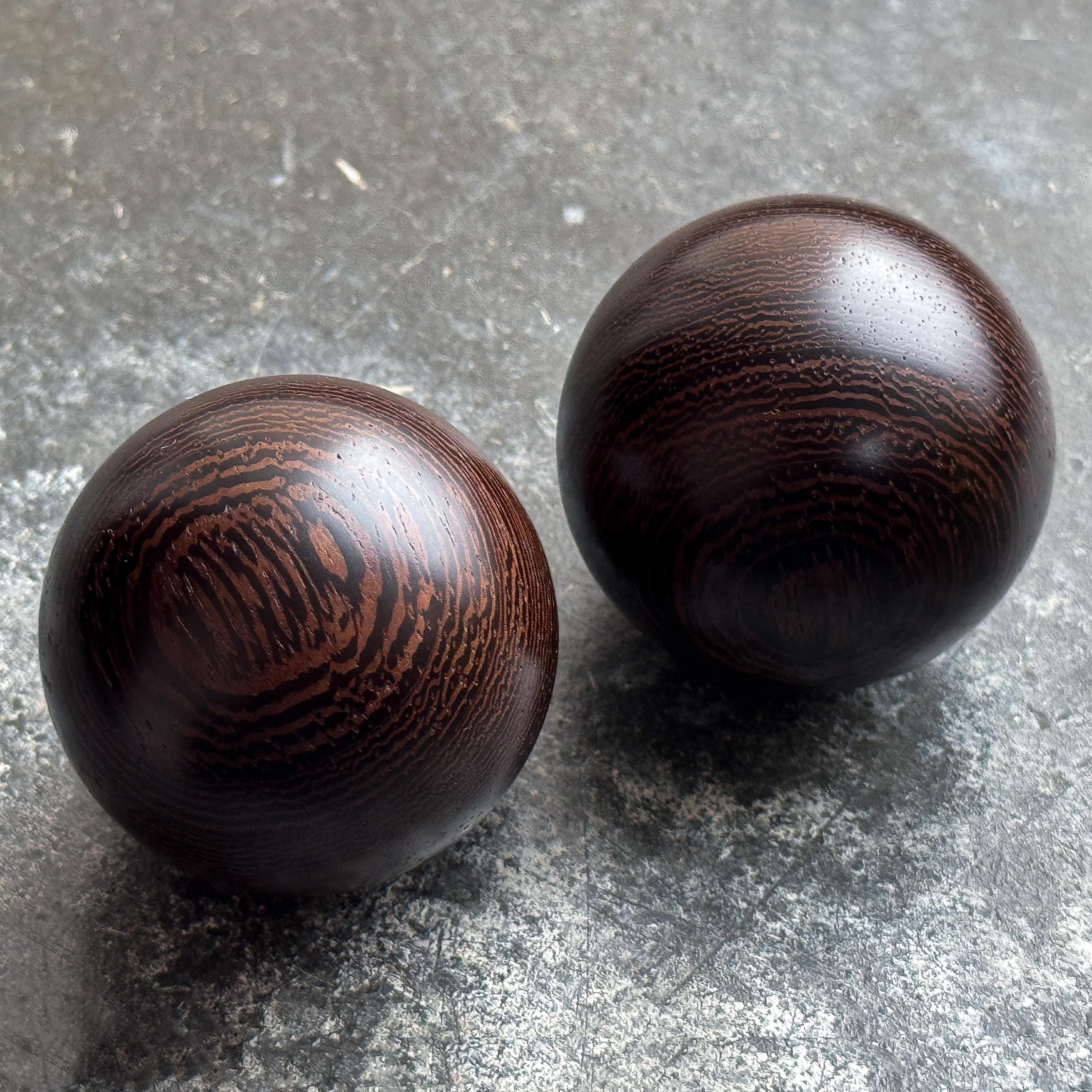 Palle Baing Cinesi In Pietra Naturale Feng Shui 4,5 Cm – Sfere Armonizzanti Per Mani, Regalo Benessere