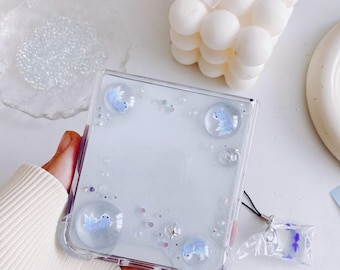 Bubble koi fish Galaxy Z Flip7/6/5/4/3 case