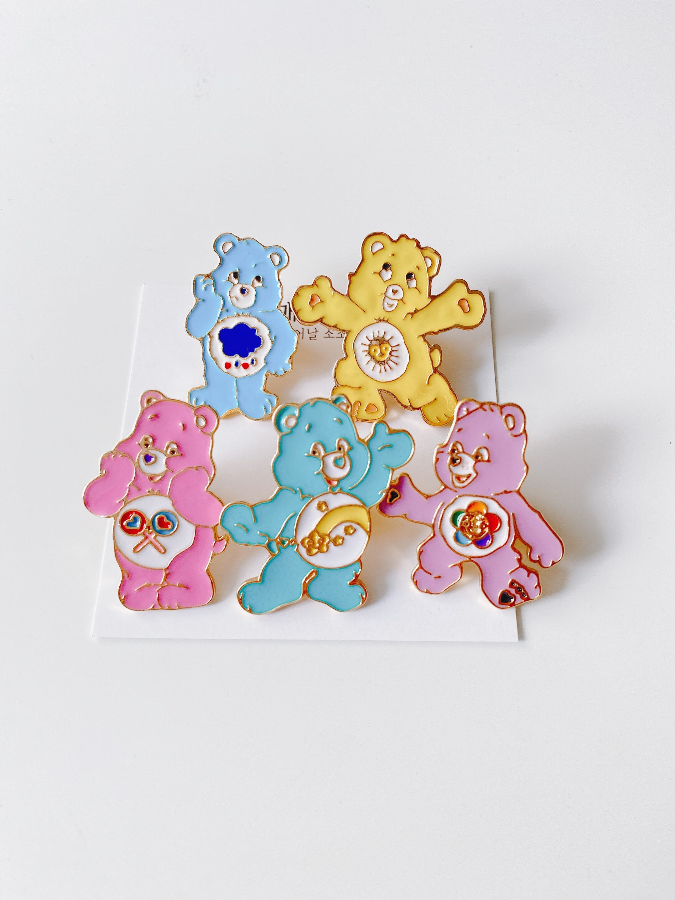 Care bear badge Enamel pin brooch retro | Etsy