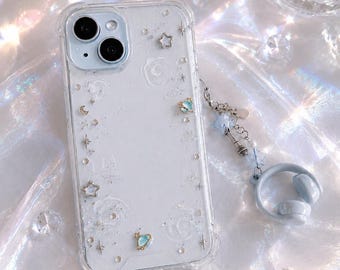 Aurora Planet star moon wave iPhone 18/17/16/15/14/13/12/11/SE3/Galaxy S26/S25/S24/S23 case