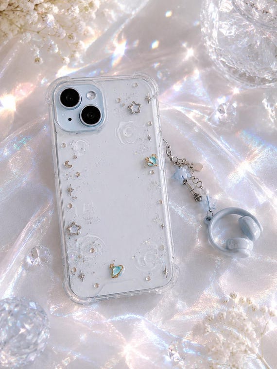 Aurora Planet star moon wave iPhone 18/17/16/15/14/13/12/11/SE3/Galaxy S26/S25/S24/S23 case