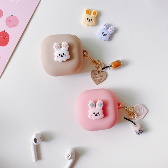 Rabbit Bunny Bubble Milk Tea Galaxy Buds Live and Buds Pro and - Etsy