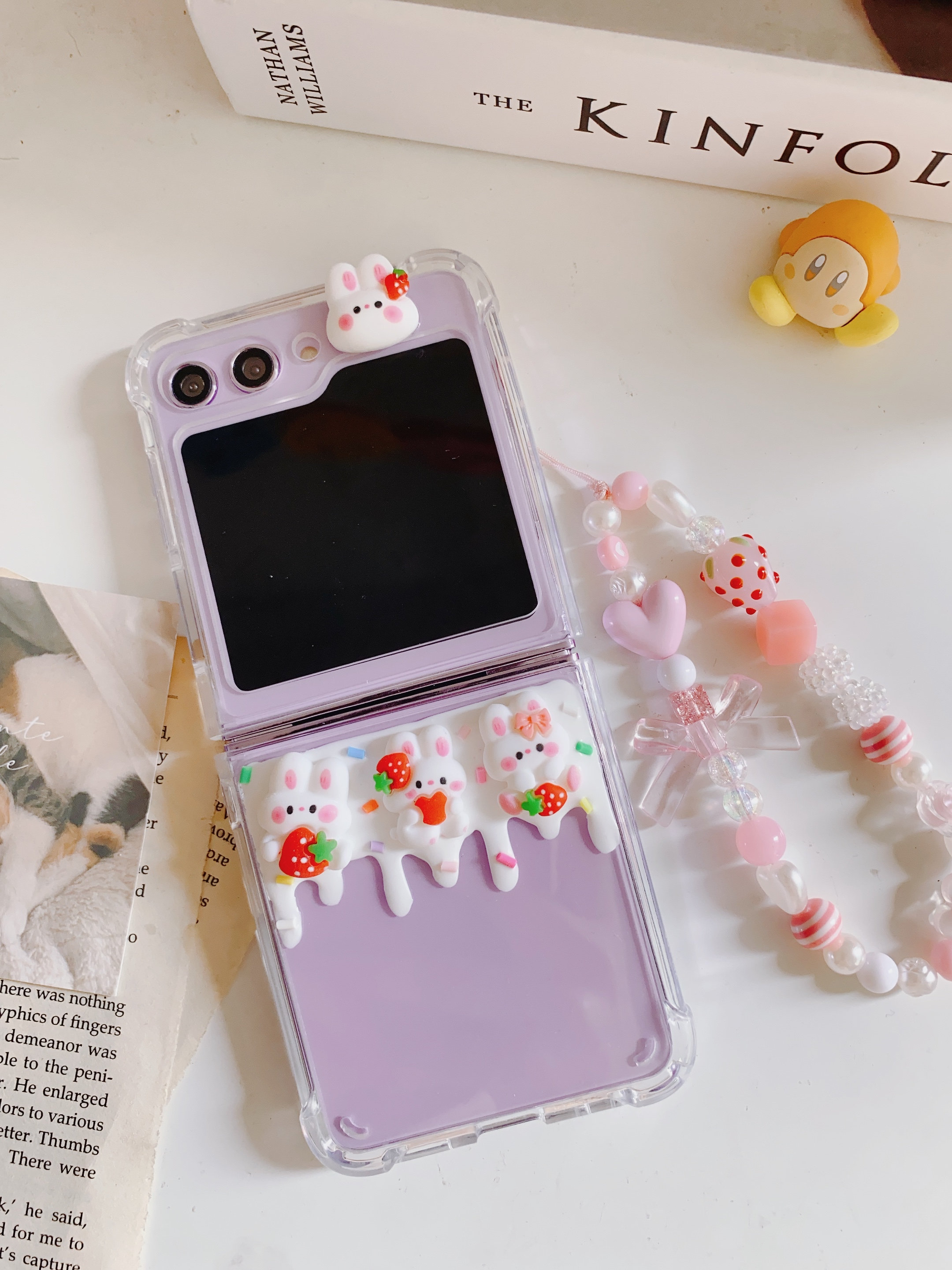 Kawaii Decoden Phone Case, Whipped Cream Effect Case, Cute iPhone Galaxy  Phone Case, Phone Shell, Available for Iphone, Samsung, Sony Etc. 