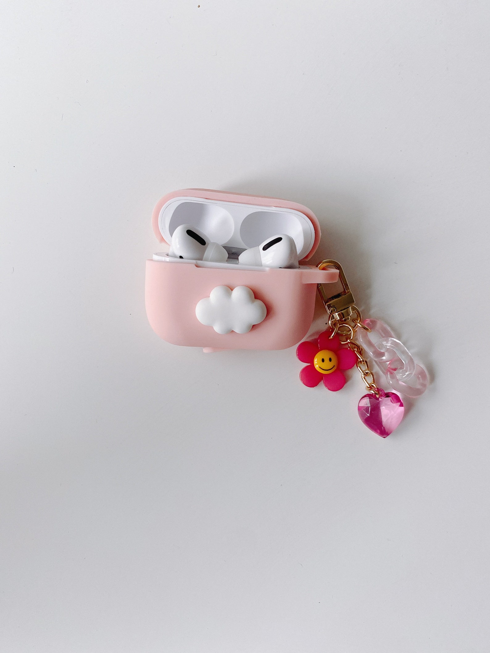 Cloud airpods pro case keychain set Etsy