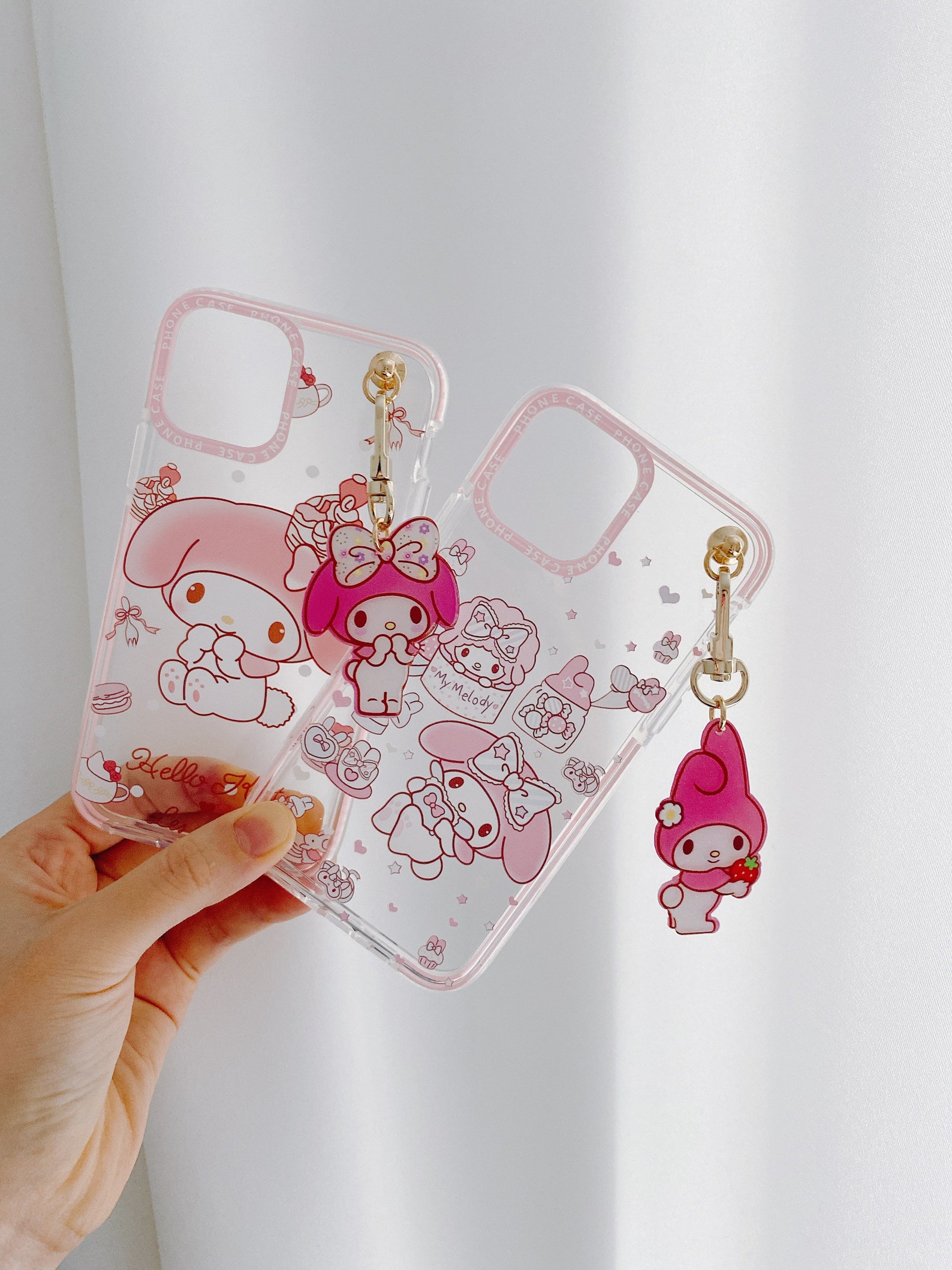 My melody iphone case keychain set iphone Etsy