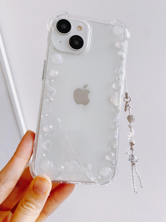 Seashell iPhone Case: Clear Resin Phone Cover