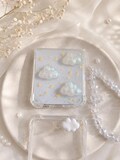 Samsung Galaxy Z Flip7/6/5/4/3 Case glitter cloud moon star resin product logo