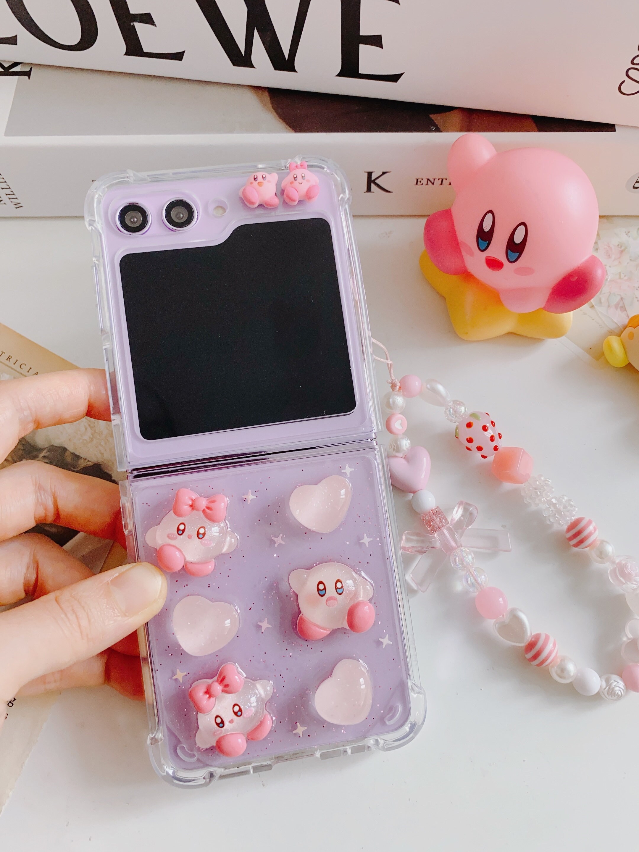 Kirby Samsung Flip 3 Phone Case Cute Kirby Flip 4 Cases - RegisBox