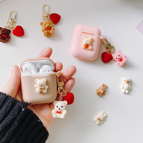 Cute Mini Bear Airpods Case and Airpods Pro Casekeychain Set | Etsy  Australia