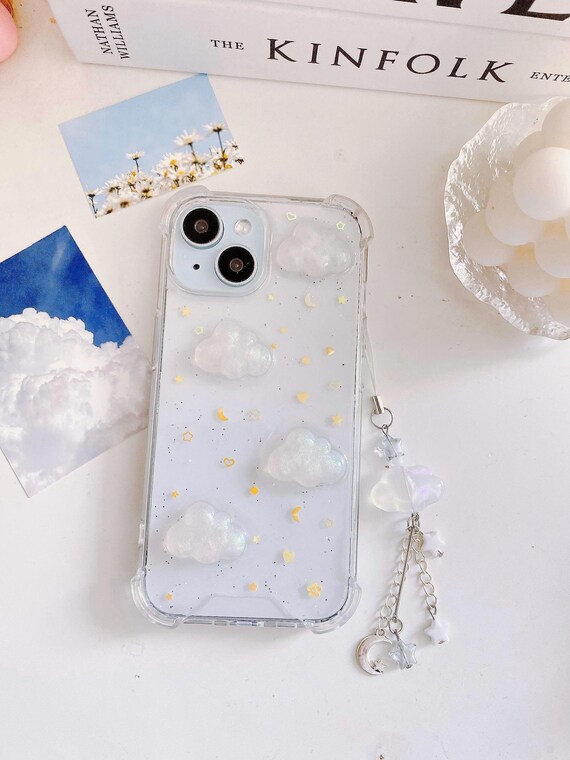 Cloud resin iPhone case iPhone 17/16/15/14/13/12/11 Galaxy S25/S24/S23/S22/S21/S20