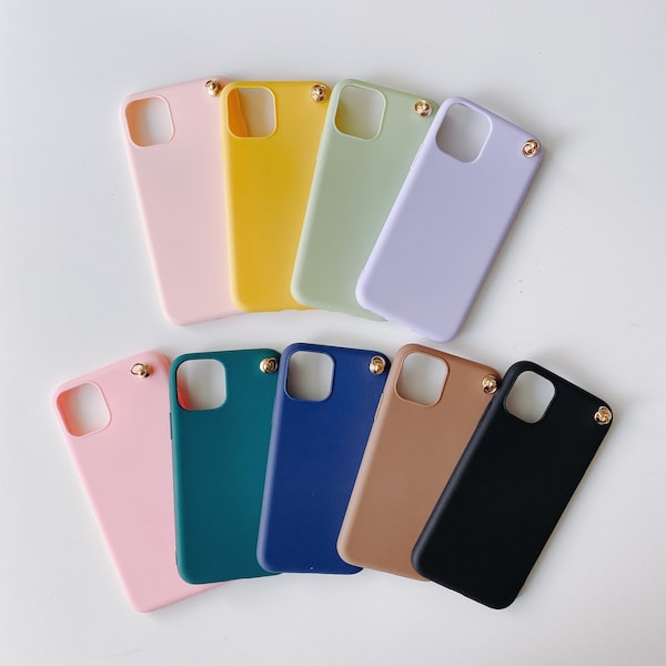 Jelly pastel ring keychain iPhone case iPhone 11/11pro/11promax/se/12/12pro/12promax/12mini/13/13pro samsung Galaxy s22/s21/s20/note20