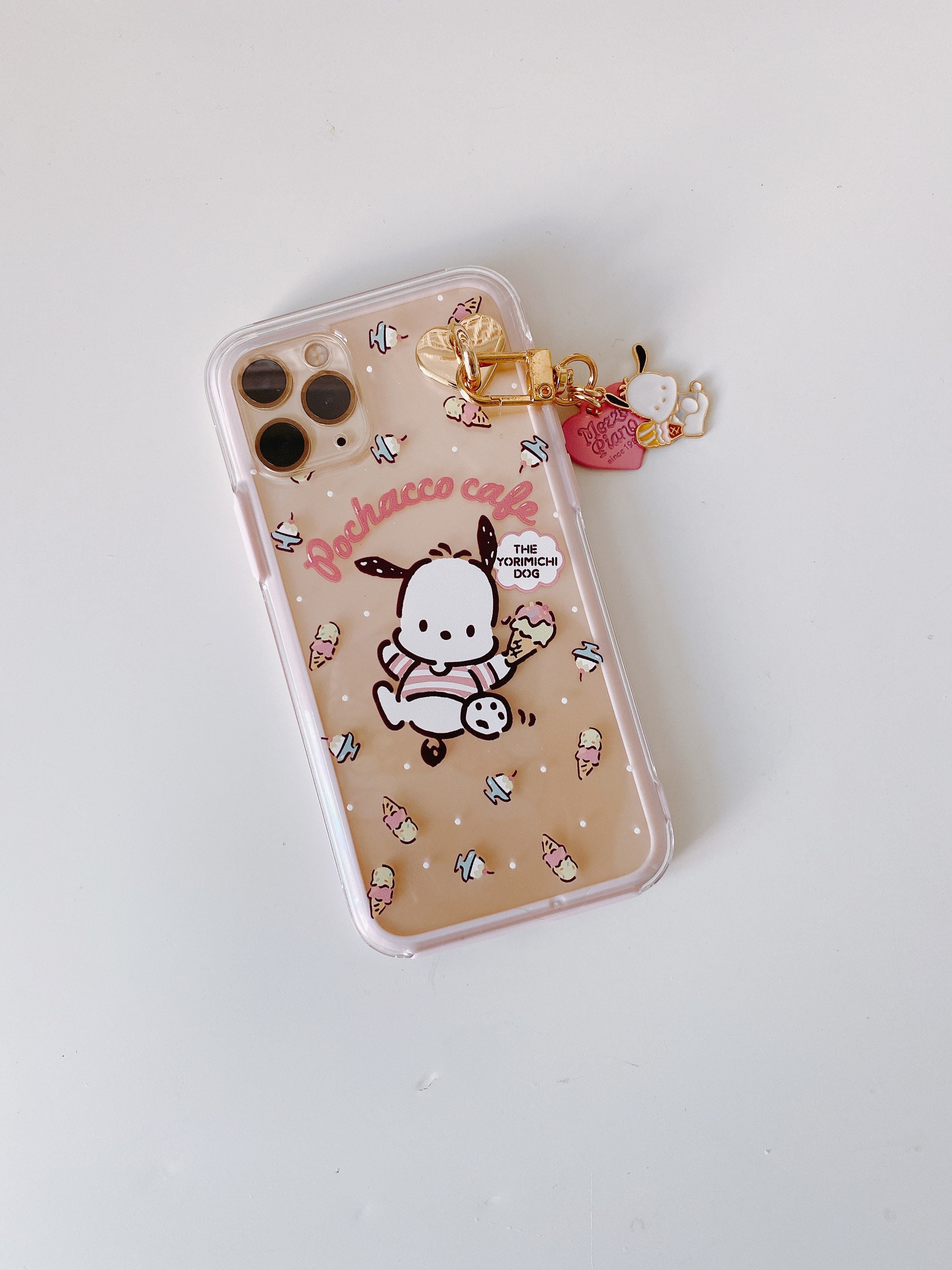 Pochacco puppy kitty cat iphone casekeychain set Etsy