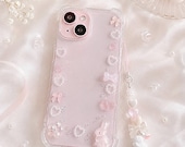 Rabbit Bunny Pink Ribbon iPhone 17/16/15/14/13/12/11 Galaxy S26