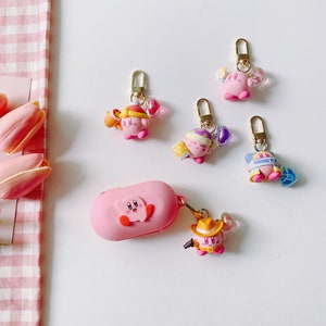 Kirby Galaxy Buds Case and Buds Plus Case Keychain Set - Etsy