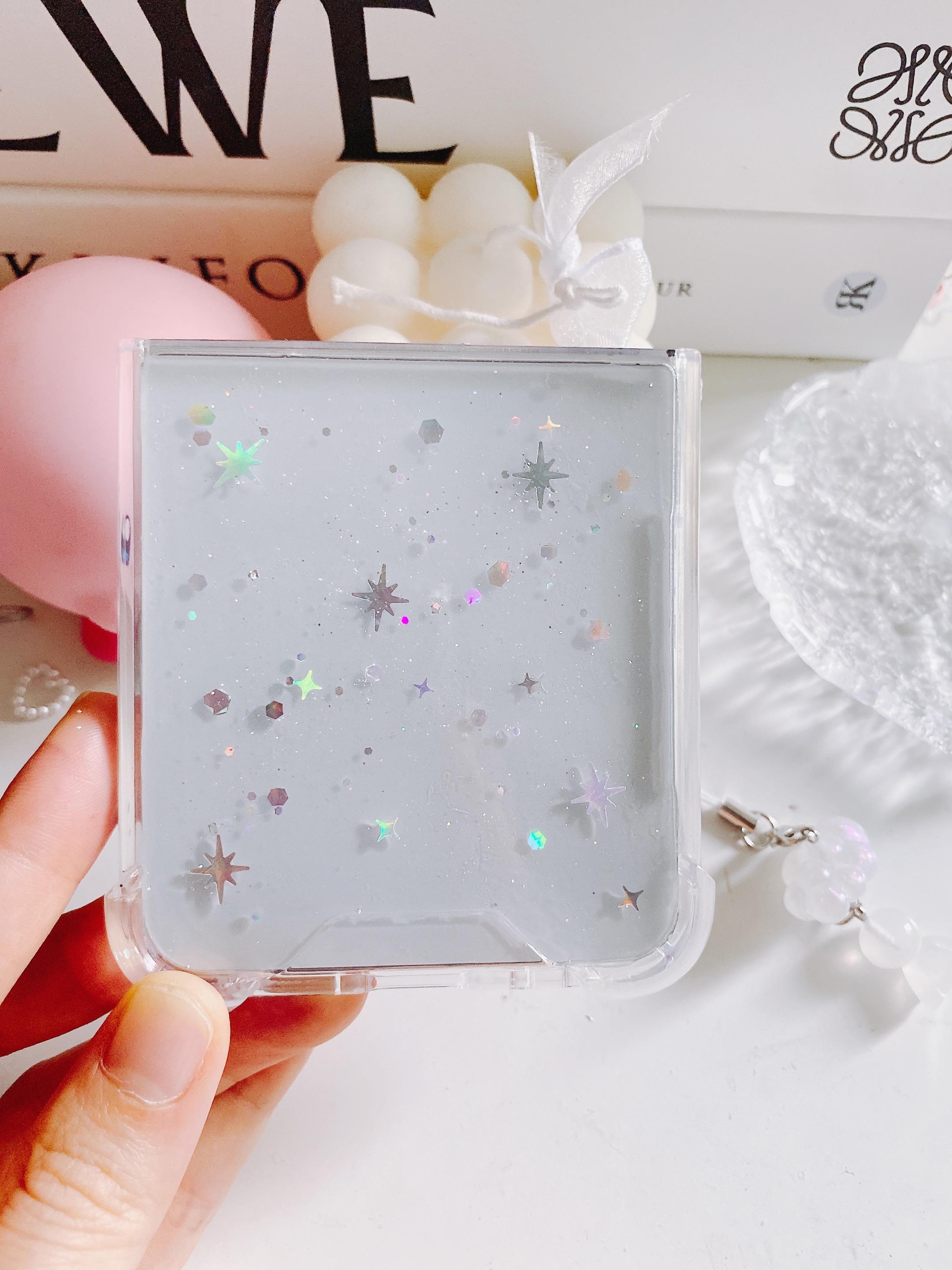 Glitter star Galaxy Z Flip7/6/5/4/3 case