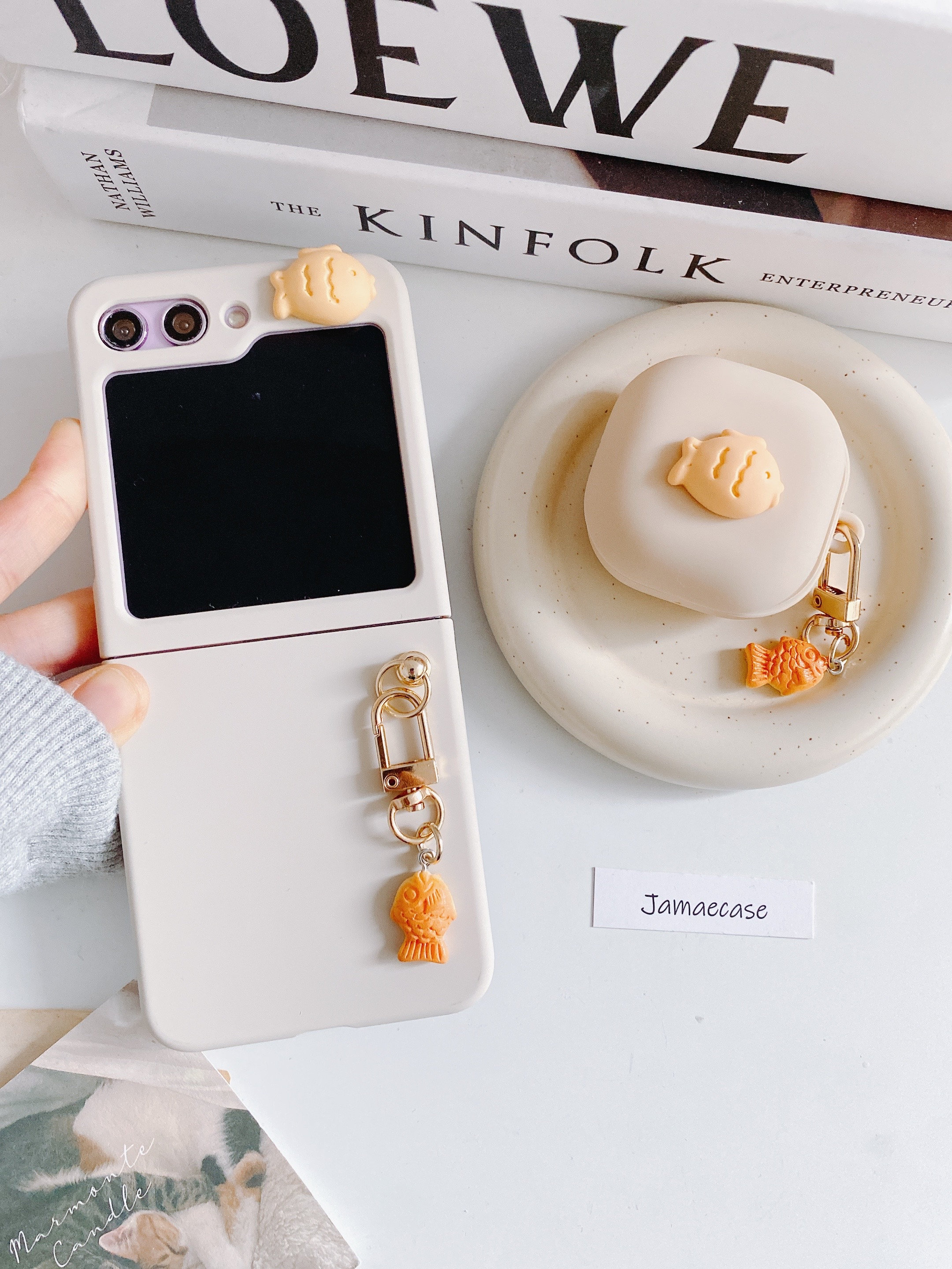 Samsung Galaxy Z Flip6/5/4/3 Case Taiyaki bread hard case