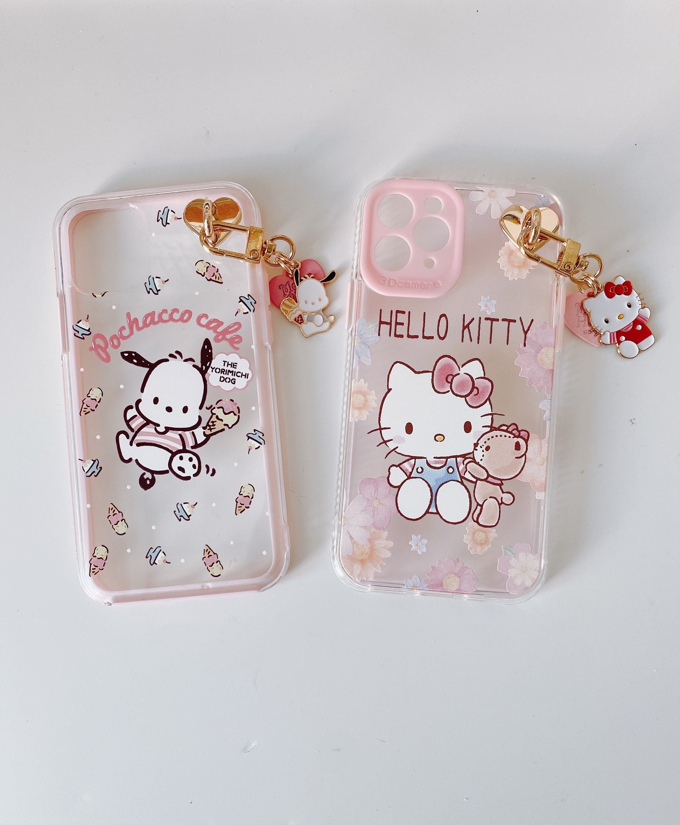 Pochacco puppy kitty cat iphone casekeychain set Etsy