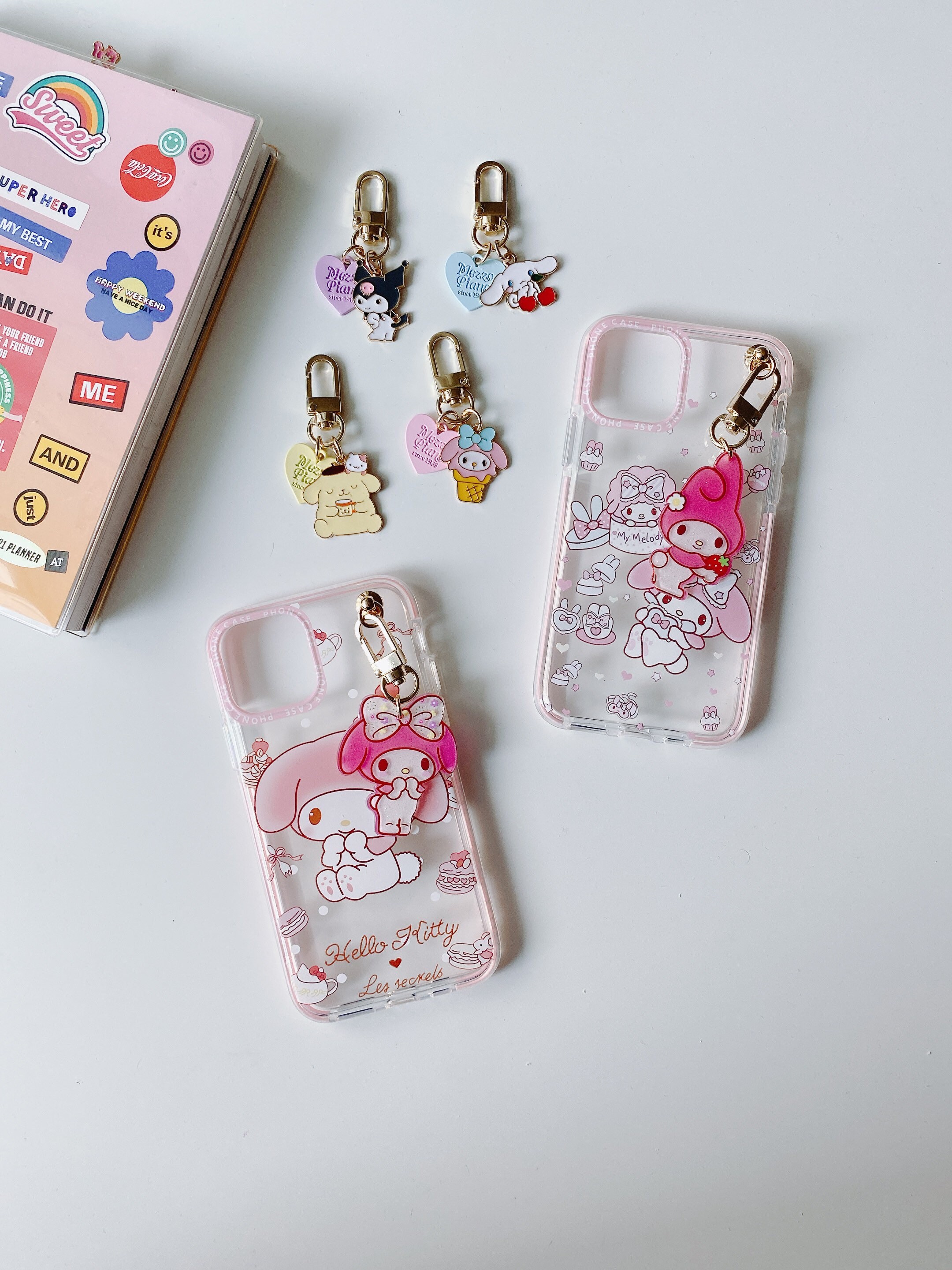 My melody iphone case keychain set iphone Etsy