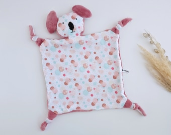 Koala Animal Lovey Cotton Jersey, Baby Lovey Blanket, Koala Comforter, Soft Sleeping Toy, Koala Doudou, Baby Girl Secutiry Blanket