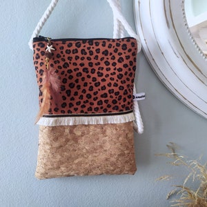 Cork Crossbody Bag for Teenage Girls with Animal Print image 10