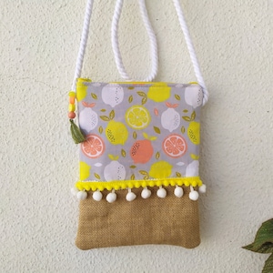 Lemons Crossbody Bag para niñas - Accesorios de verano - Idea de regalo de cumpleaños para niños