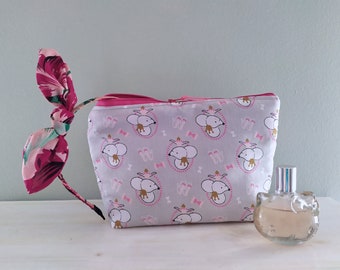 Toiletry Bag for Girls with Mouse