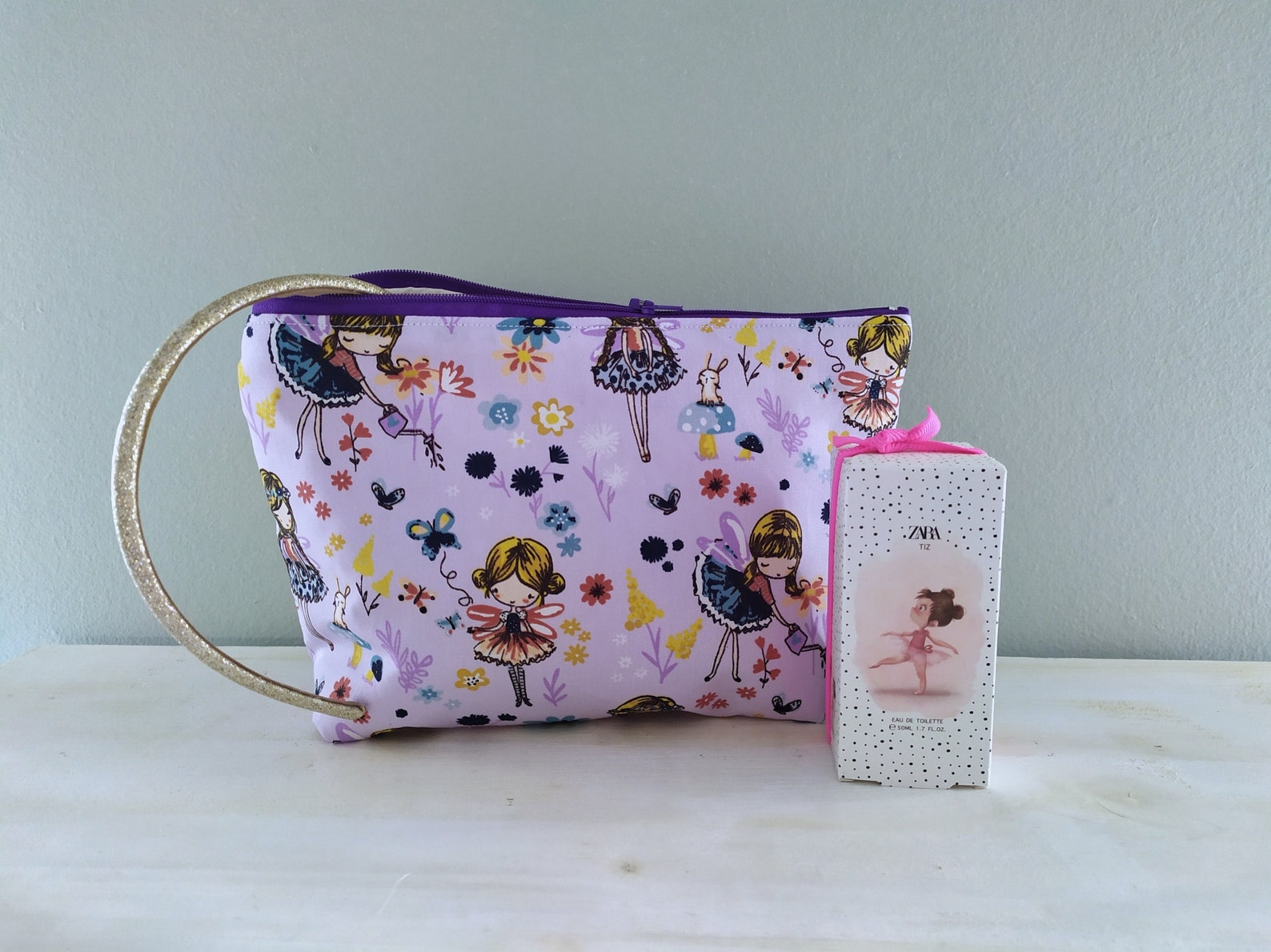 Wash Bag for Girls Toiletry Bag With Fairies Easter Gift Etsy