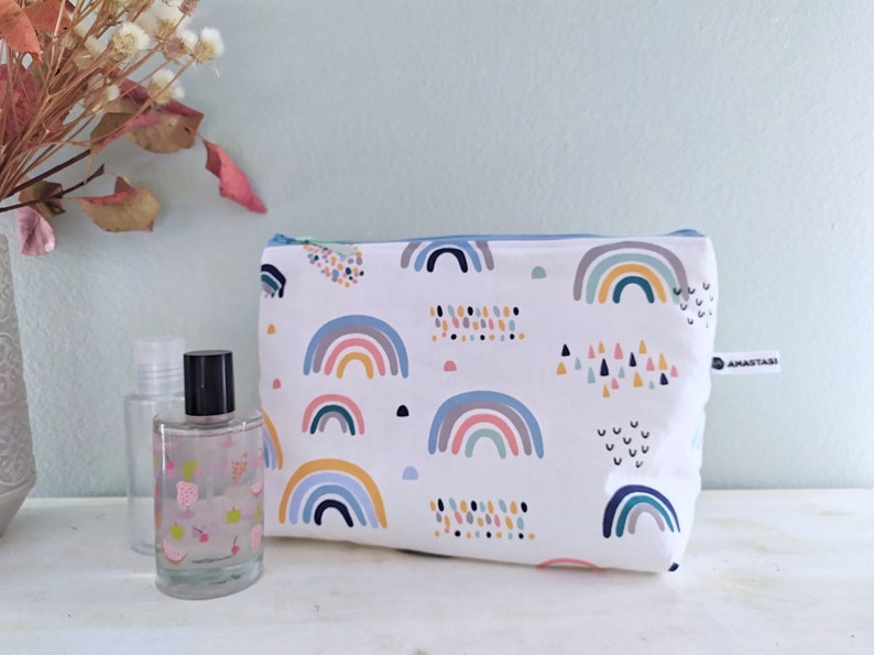 Rainbows Toiletry Bag for Kids, Waterproof Wash Bag, Children's Holiday Gifts image 2