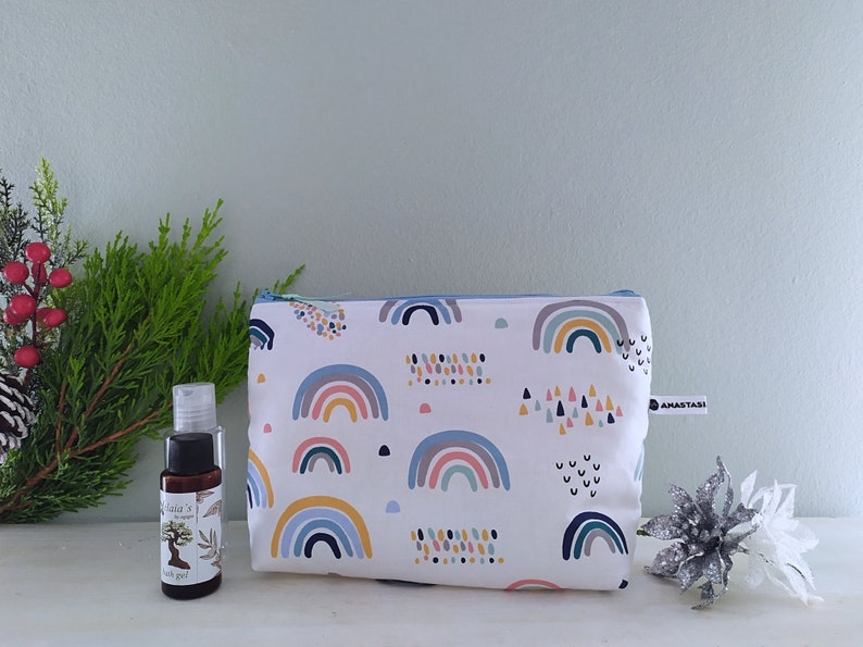 Rainbows Toiletry Bag for Kids, Waterproof Wash Bag, Children's Holiday Gifts image 5