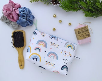 Rainbows Toiletry Bag for Kids, Waterproof Wash Bag, Children's Holiday Gifts